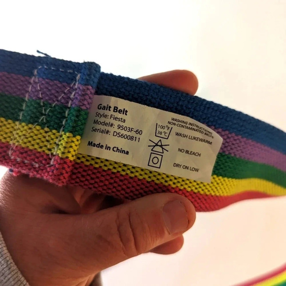 Rainbow Gait Belt / 60" - Picture 3 of 3